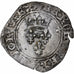 France, Charles VI, Florette, 1417-1422, Châlons-sur-Marne, Silver, VF(30-35)