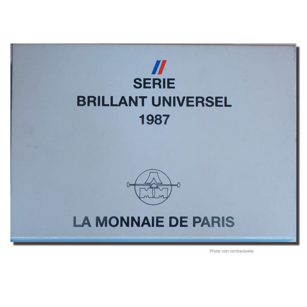 Coin, France, Set, 1987, MS(65-70), (No Composition), Gadoury:page 288