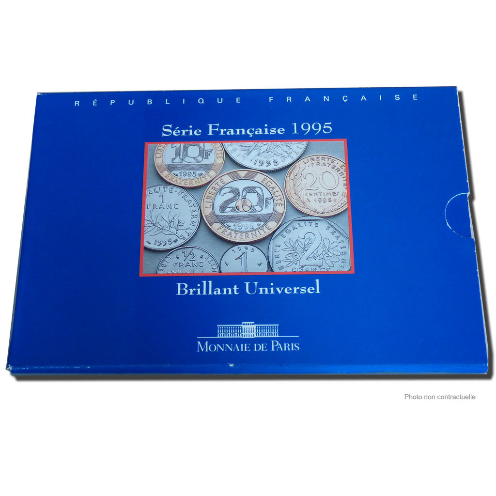 Coin, France, Set, 1995, MS(65-70), Gadoury:page 288