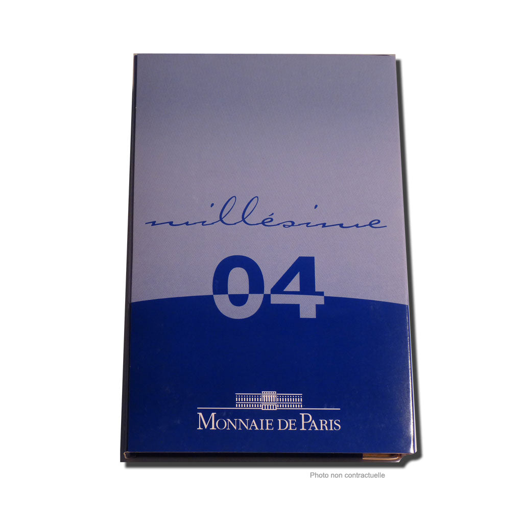 FRANCE, Proof Set Euro, 2004, MS(65-70), Gadoury #page 339