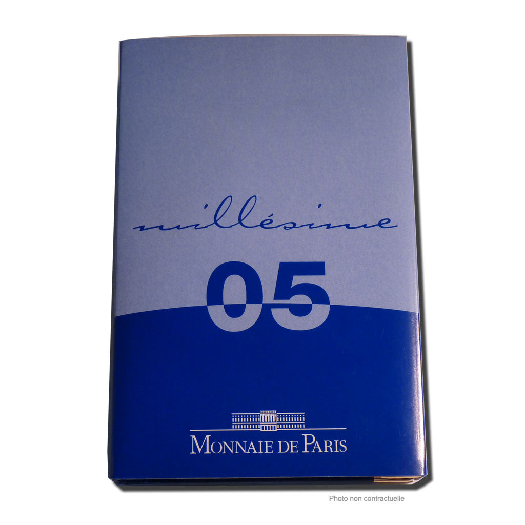 Francja, Proof Set Euro, 2005, Paris, MS(65-70), ND, Gadoury:page 339