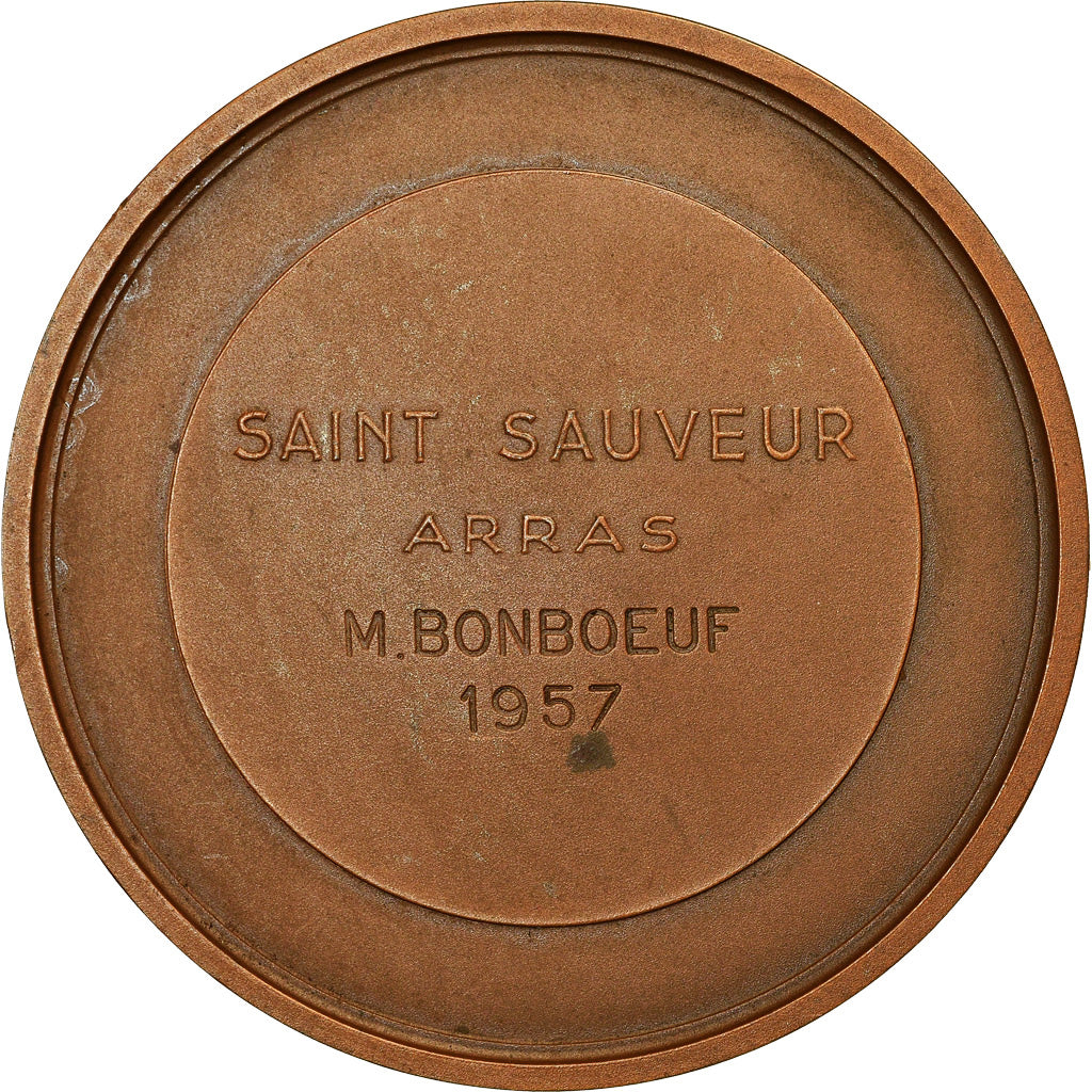 França, Medal, Saint Sauveur, Arras, Indústria e comércio, 1957, Chabaud