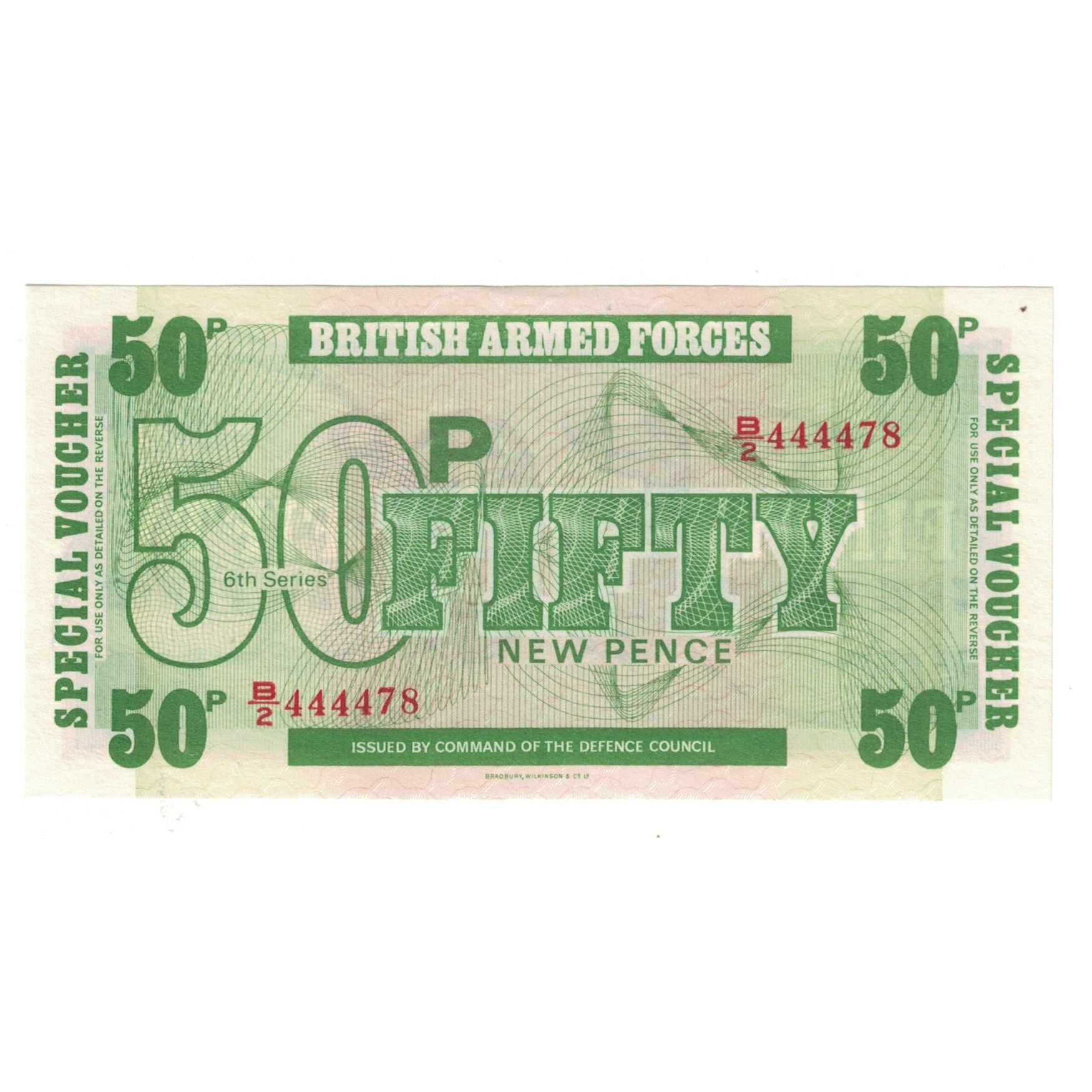 Banconote, Gran Bretagna, 50 New Pence, Undated (1972), KM:M46a, SPL