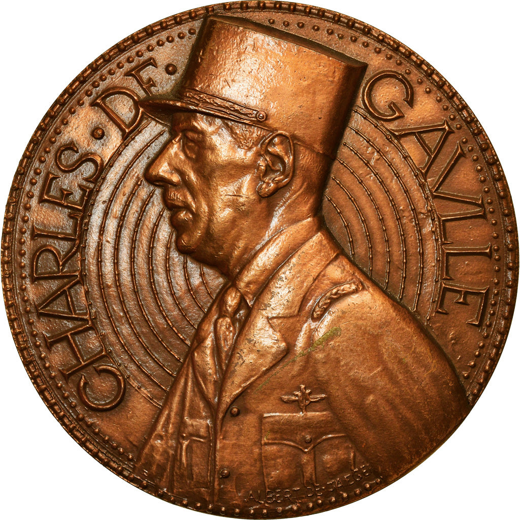 Frankrijk, Medaille, De Gaulle, Président du Gouvernement Provisoire, 1982