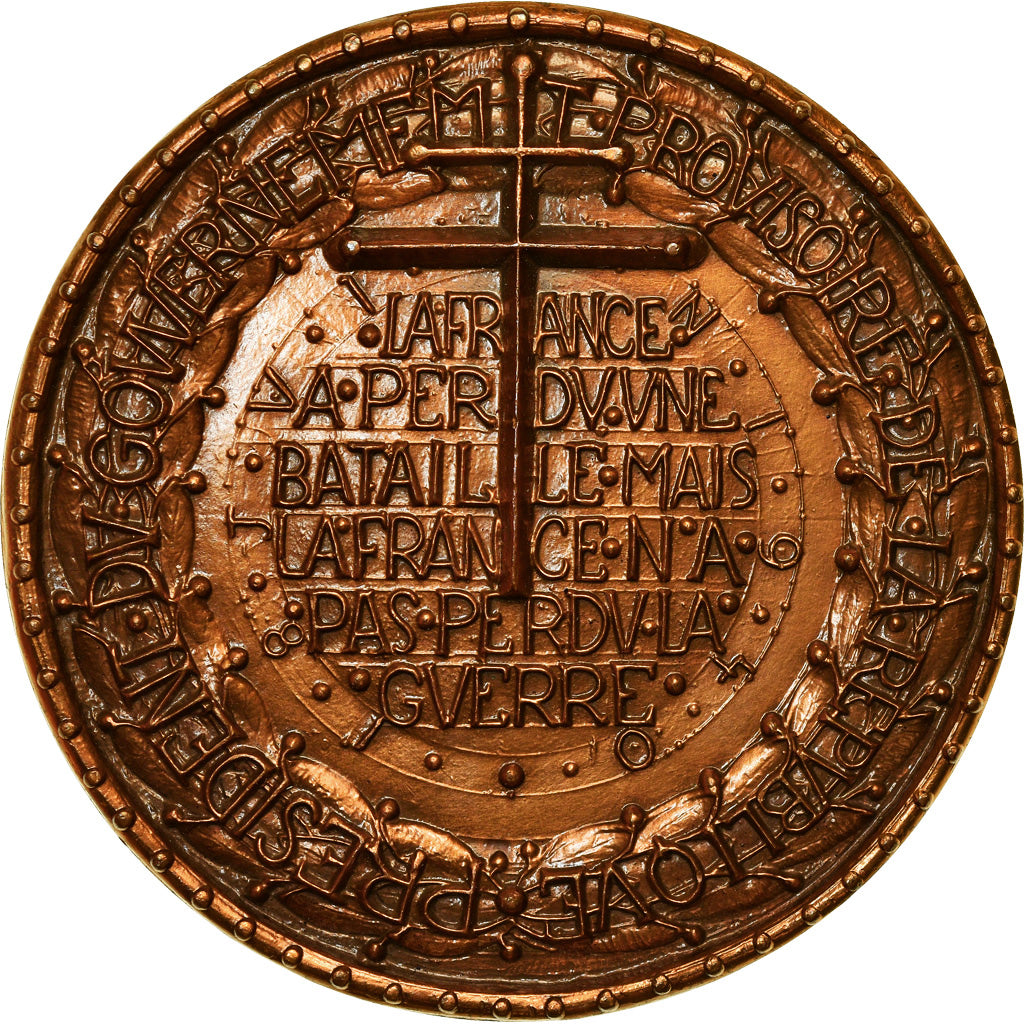 Frankrijk, Medaille, De Gaulle, Président du Gouvernement Provisoire, 1982