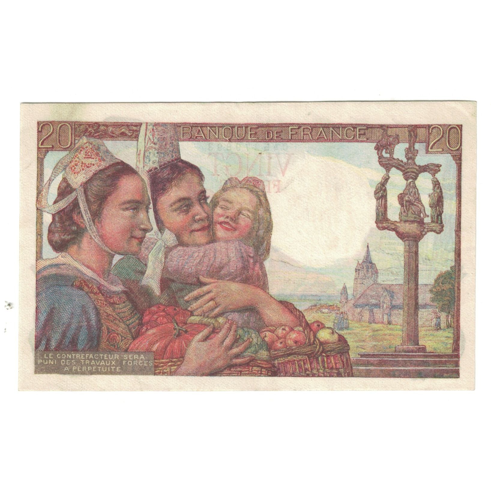 France, 20 Francs, Pêcheur, 1942, C.19, SUP, Fayette:13.2, KM:100a