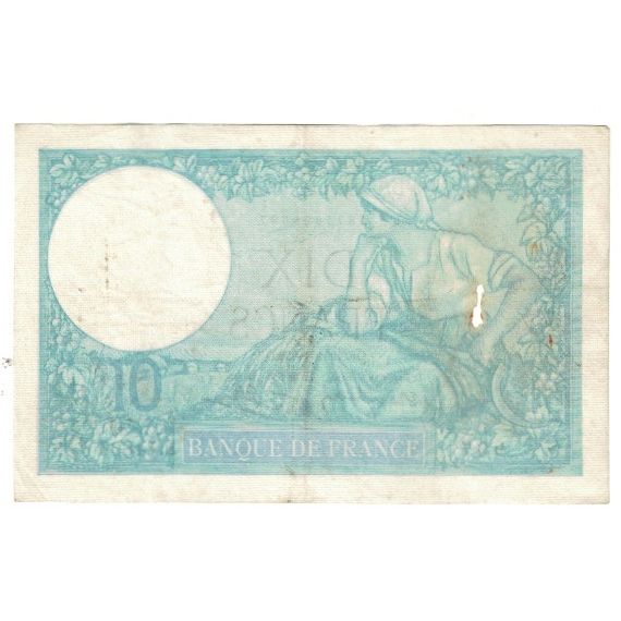 Frankreich, 10 Francs, Minerve, 1939, B.74866 997, SS, Fayette:07.12, KM:84
