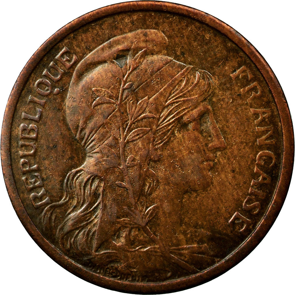 Coin, France, Dupuis, 2 Centimes, 1904, AU(50-53), Bronze, Gadoury:107