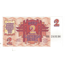 Banconote, Lettonia, 2 Rubli, 1992, KM:36, FDS