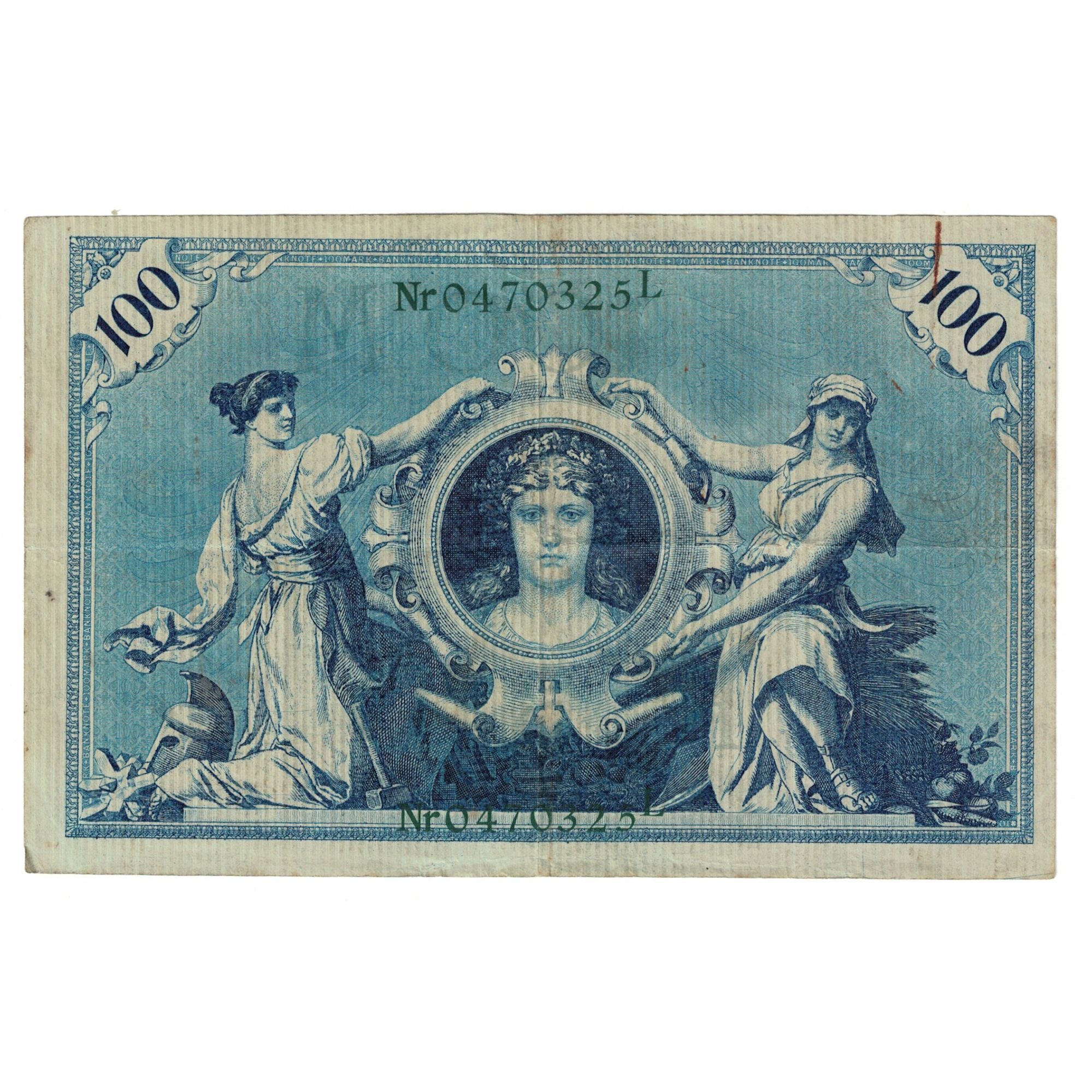 Banknote, Germany, 100 Mark, KM:34, EF(40-45)