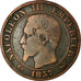 Monnaie, France, Napoleon III, Napoléon III, 5 Centimes, 1857, Lille, B+