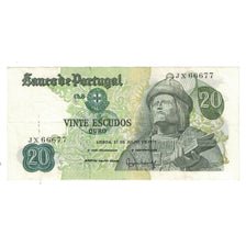 Banconote, Portogallo, 20 Escudos, 1971, 1971-07-27, KM:173, BB