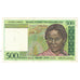 Billete, 500 Francs = 100 Ariary, Madagascar, KM:75a, EBC