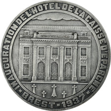 Frankreich, Medaille, Inauguration de l'Hôtel de la Caisse d'Epargne de Brest