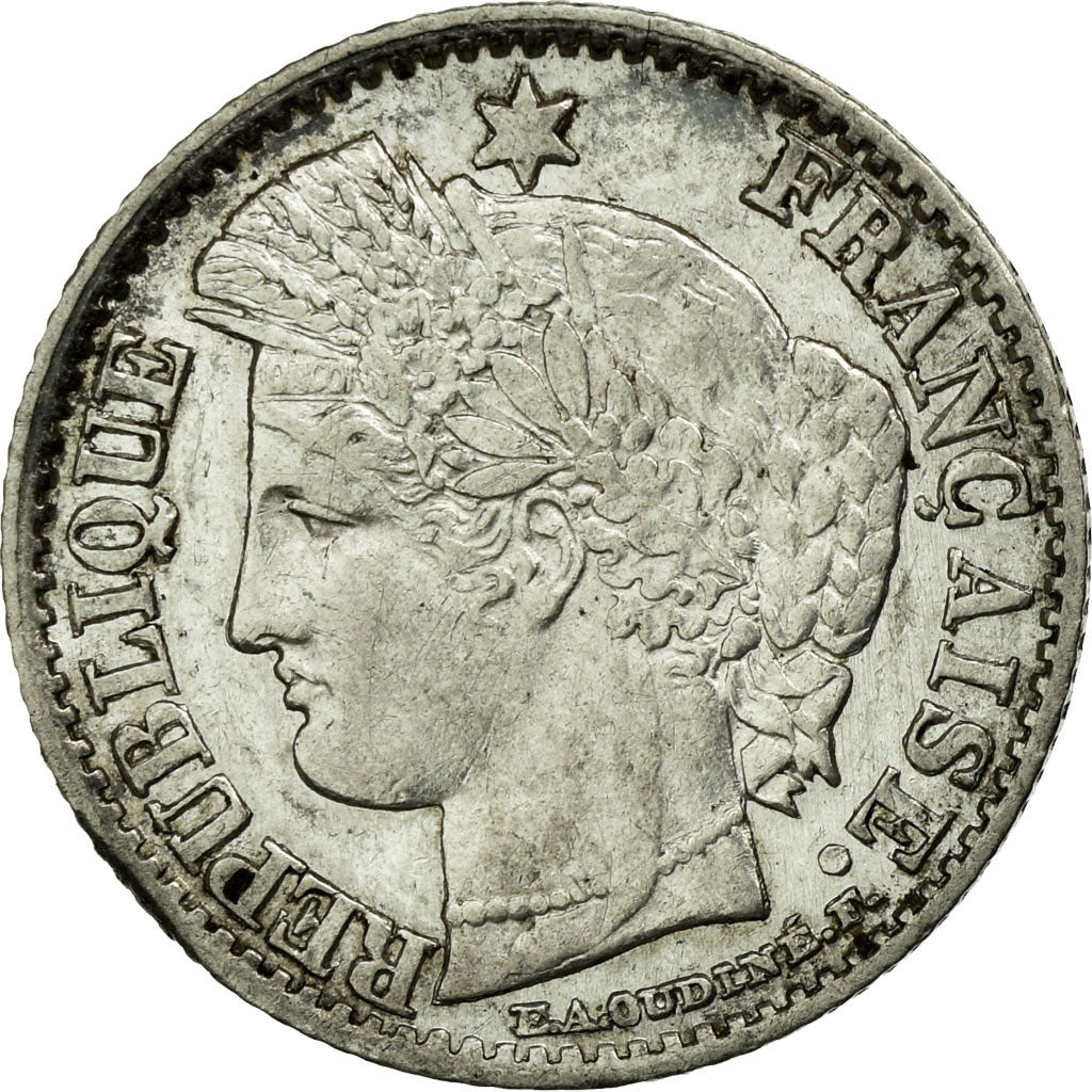 Coin, France, Cérès, 20 Centimes, 1850, Paris, AU(50-53), Silver, Gadoury:303