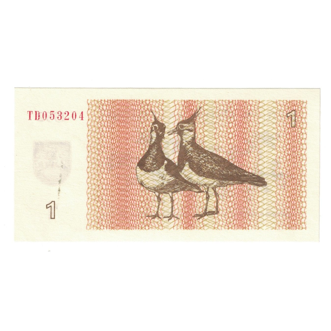 Banconote, Lituania, 1 (Talonas), 1992, KM:39, FDS