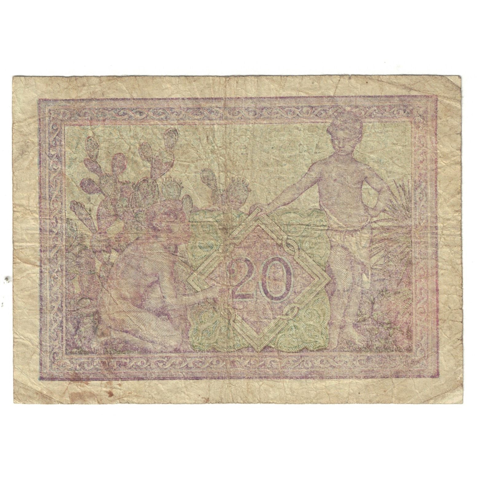 Banknote, Algeria, 20 Francs, 1943, 1943-12-16, KM:92a, EF(40-45)