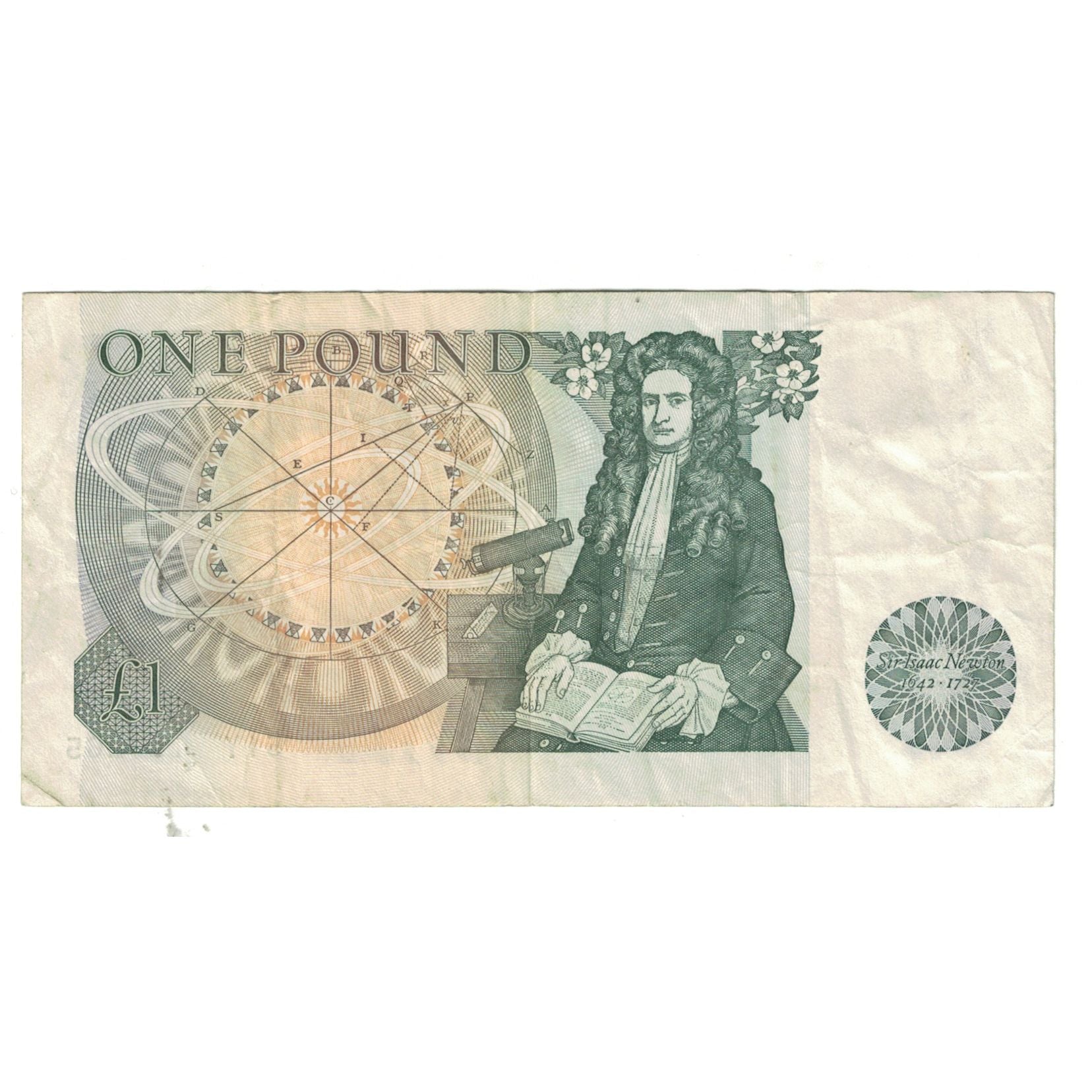 Billet, Grande-Bretagne, 1 Pound, KM:377a, TTB