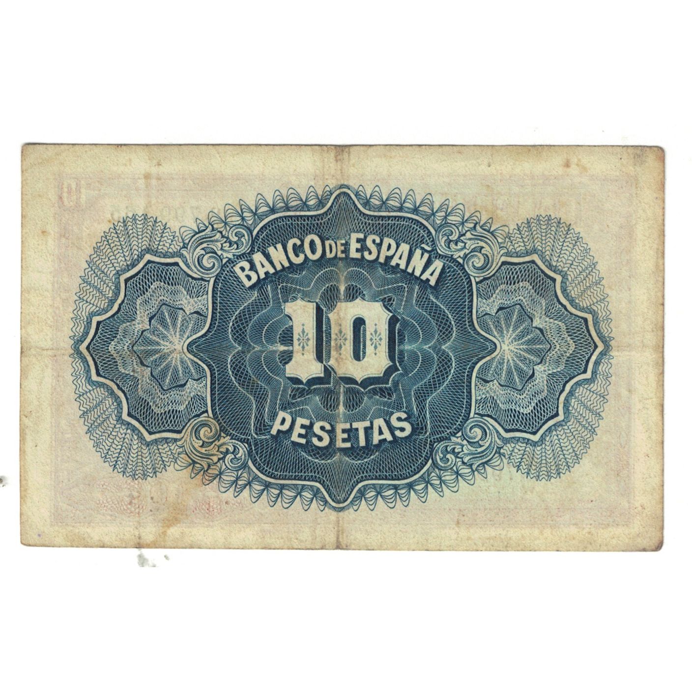 Biljet, Spanje, 10 Pesetas, 1935, KM:86a, TB
