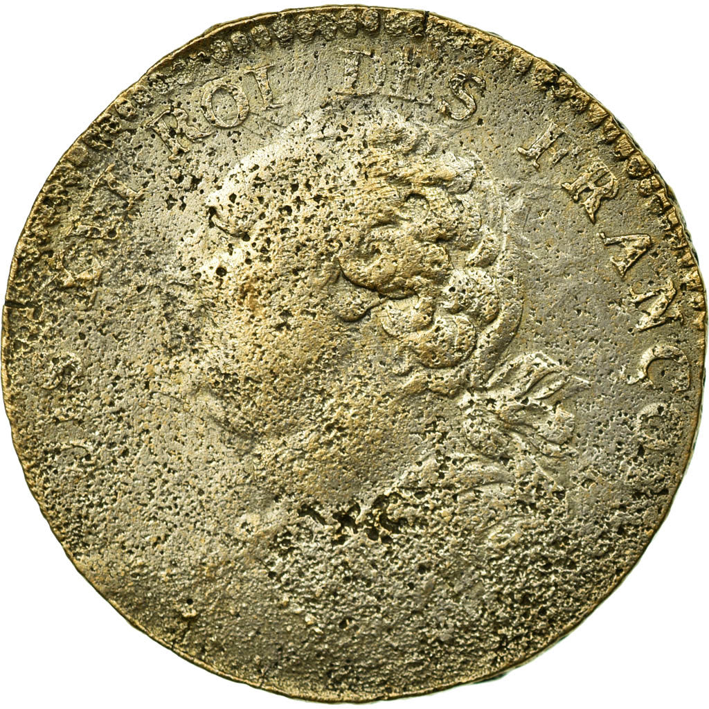 Coin, France, 12 deniers françois, 12 Deniers, 1792, Lille, VG(8-10), Bronze