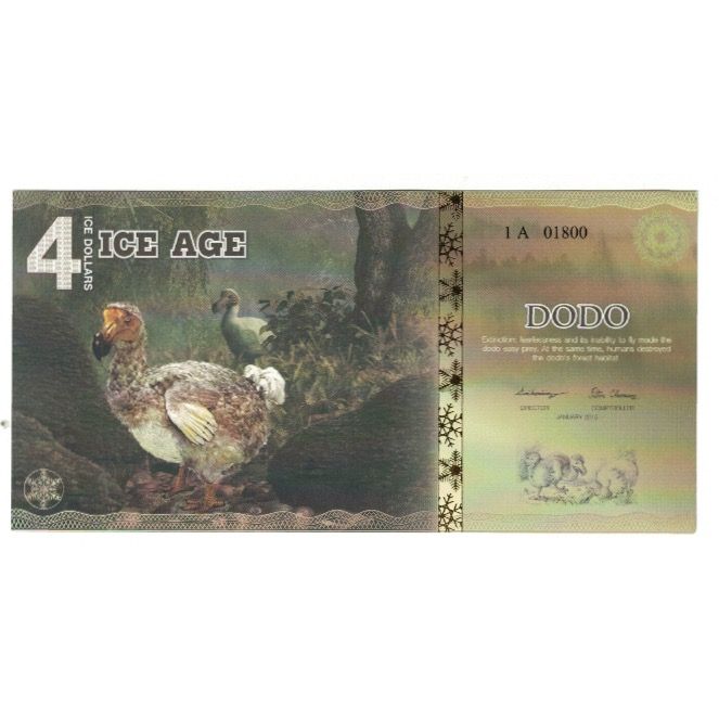 Nota, Estados Unidos da América, Tourist Banknote, 2015, 2015-01, 4 ICE DOLLAR