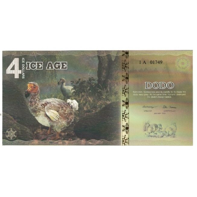 Nota, Estados Unidos da América, Tourist Banknote, 2015, 2015-01, 4 ICE DOLLAR