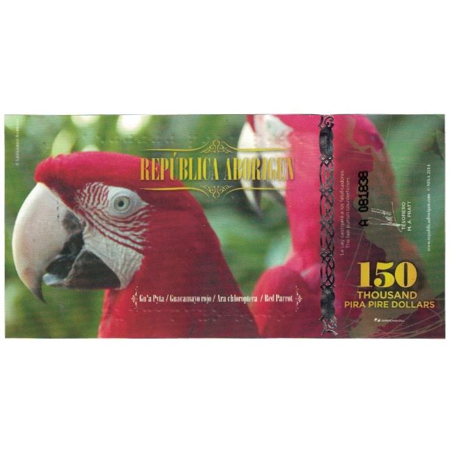 Banconote, Australia, 150 Dollars, 2014, REPUBLICA ARBORIGEN, FDS