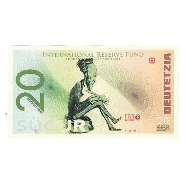 Banknot, USA, Tourist Banknote, 2019, Undated, 20 SUCUR INTERNATIONAL RESERVE