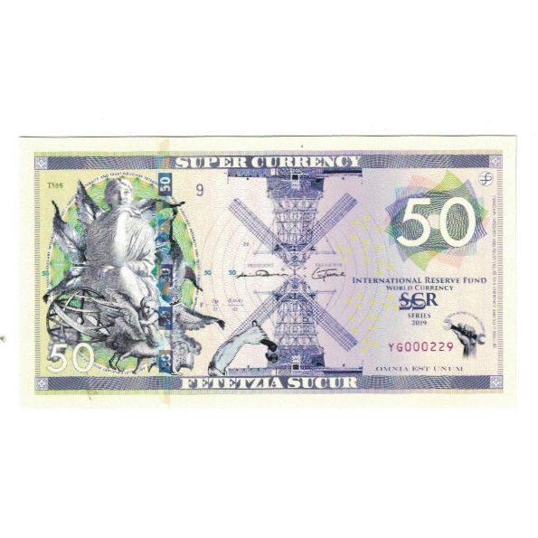Billet, États-Unis, Billet Touristique, 2019, 50 SUCUR INTERNATIONAL RESERVE