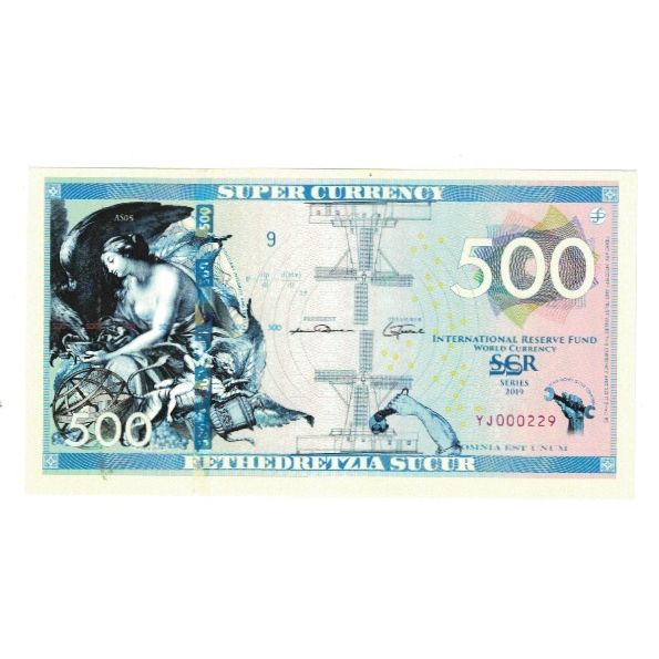 Nota, Estados Unidos da América, Tourist Banknote, 2019, 500 SUCUR