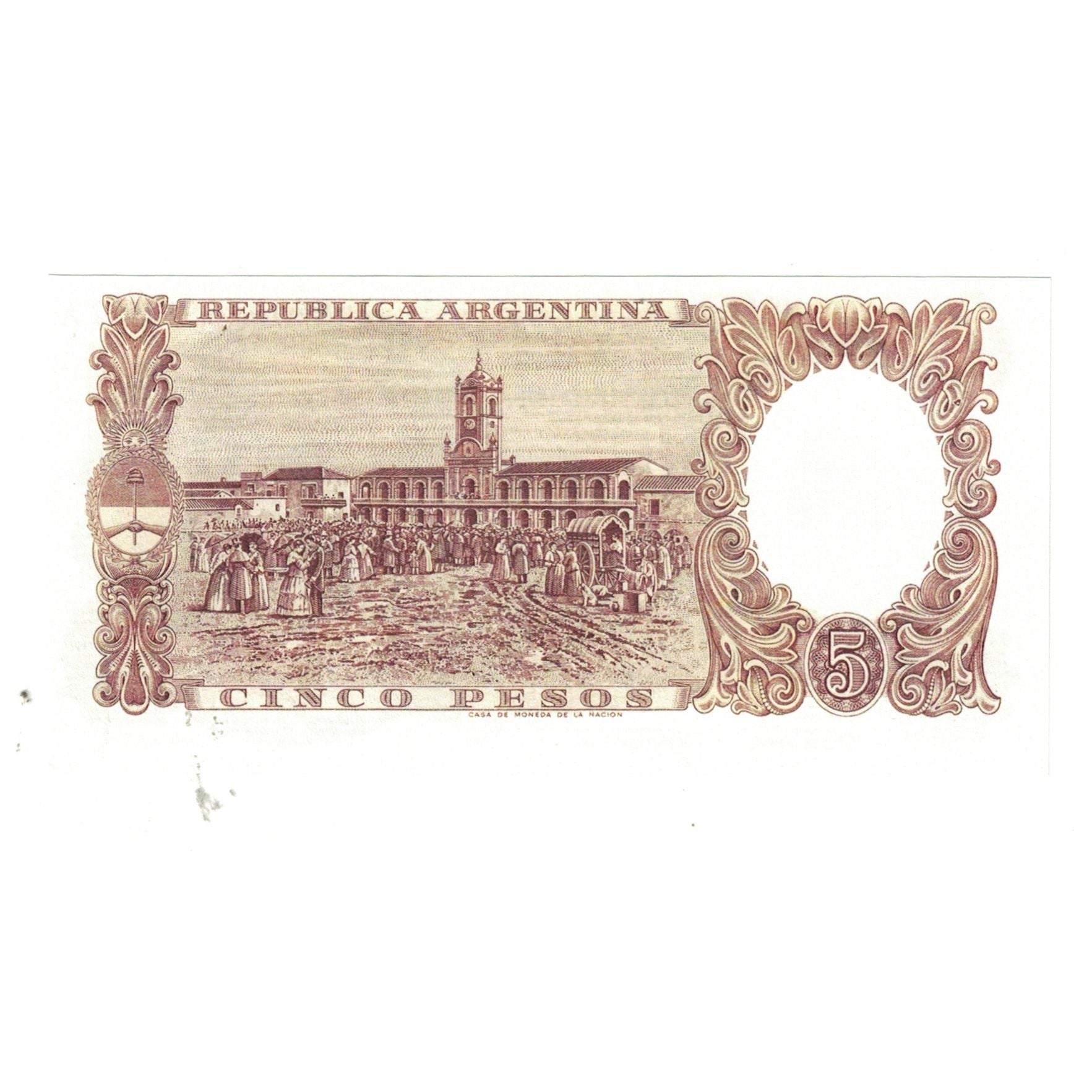 Banknote, Argentina, 5 Pesos, 1952, 1952-07-26, FANTASY BANKNOTE, UNC(65-70)
