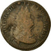 Coin, France, Louis XIV, Liard de France au buste âgé, troisième type, Liard