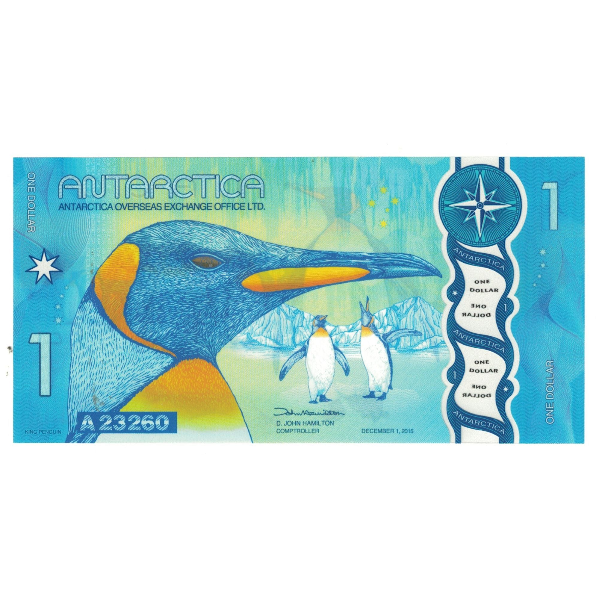 Banconote, Antartico, 1 Dollar, 2015, 2015-12-01, FDS