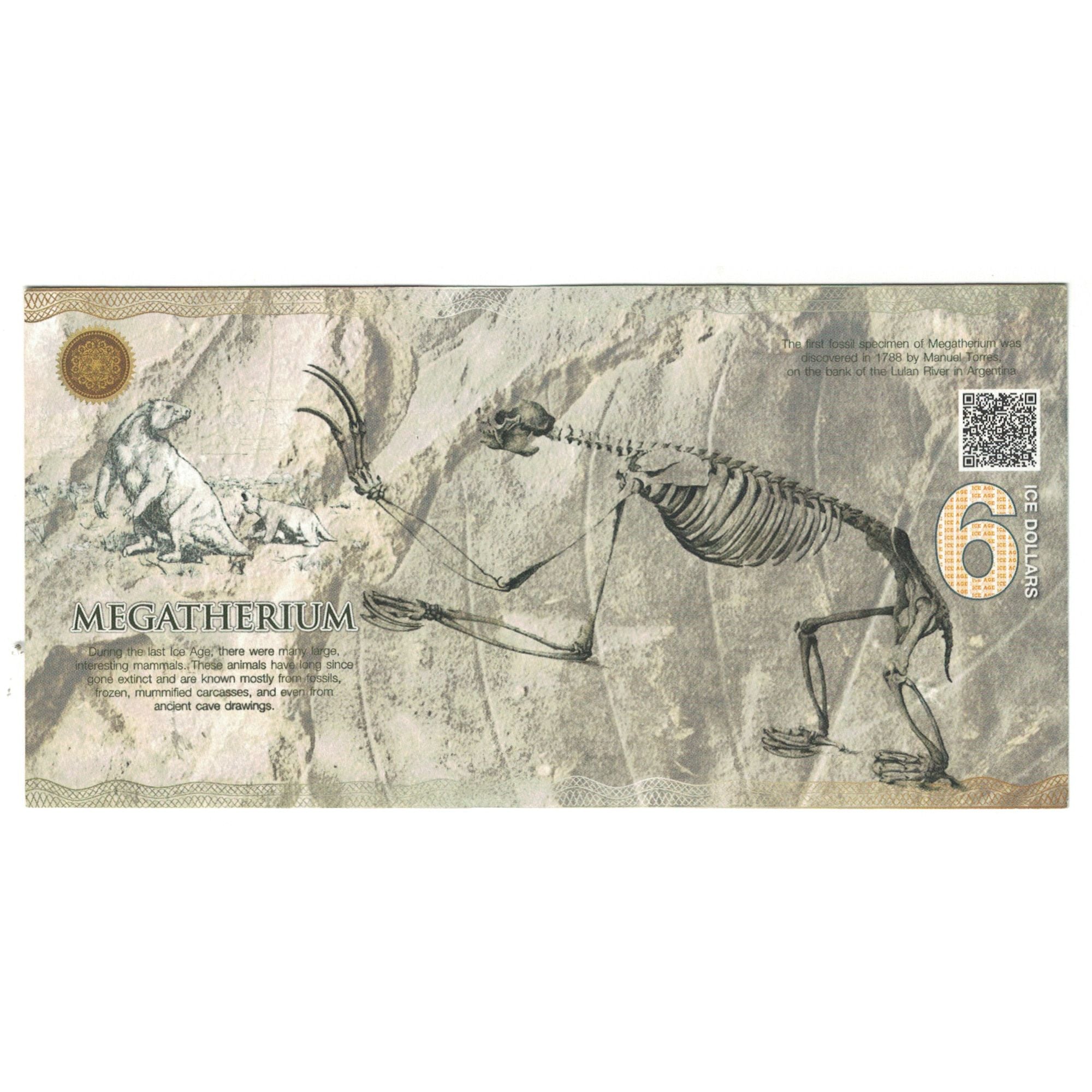 Billete, Tourist Banknote, 2015, Estados Unidos, 2015-01, 6 ICE DOLLAR