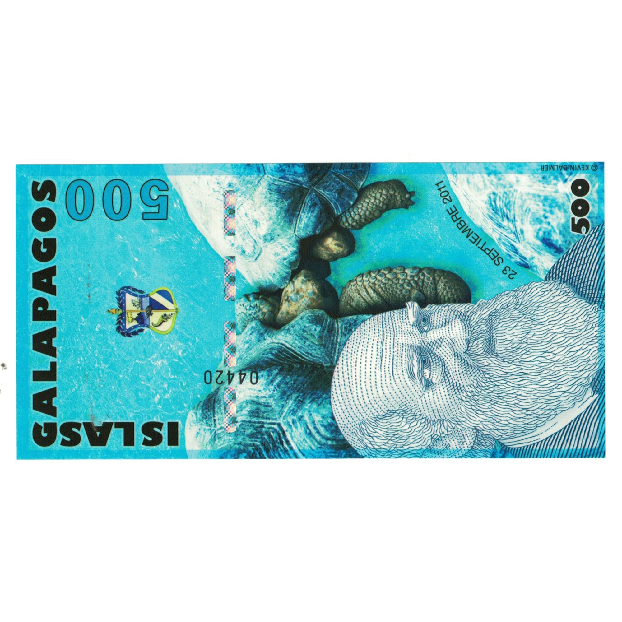 Banknote, Ecuador, 500 Sucres, 2011, 2011-09-23, ISLAS GALAPAGOS, UNC(65-70)