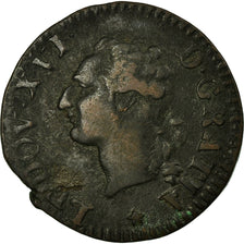 Moneta, Francja, Louis XVI, Liard, Liard, 1789, Lille, EF(40-45), Miedź