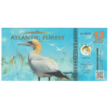 Banknote, Brazil, Dollar, 2019, 2019-08, ATLANTIC FOREST 43 DOLLARS, UNC(65-70)