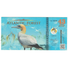 Billete, Dollar, 2019, Brasil, 2019-08, ATLANTIC FOREST 43 DOLLARS, UNC