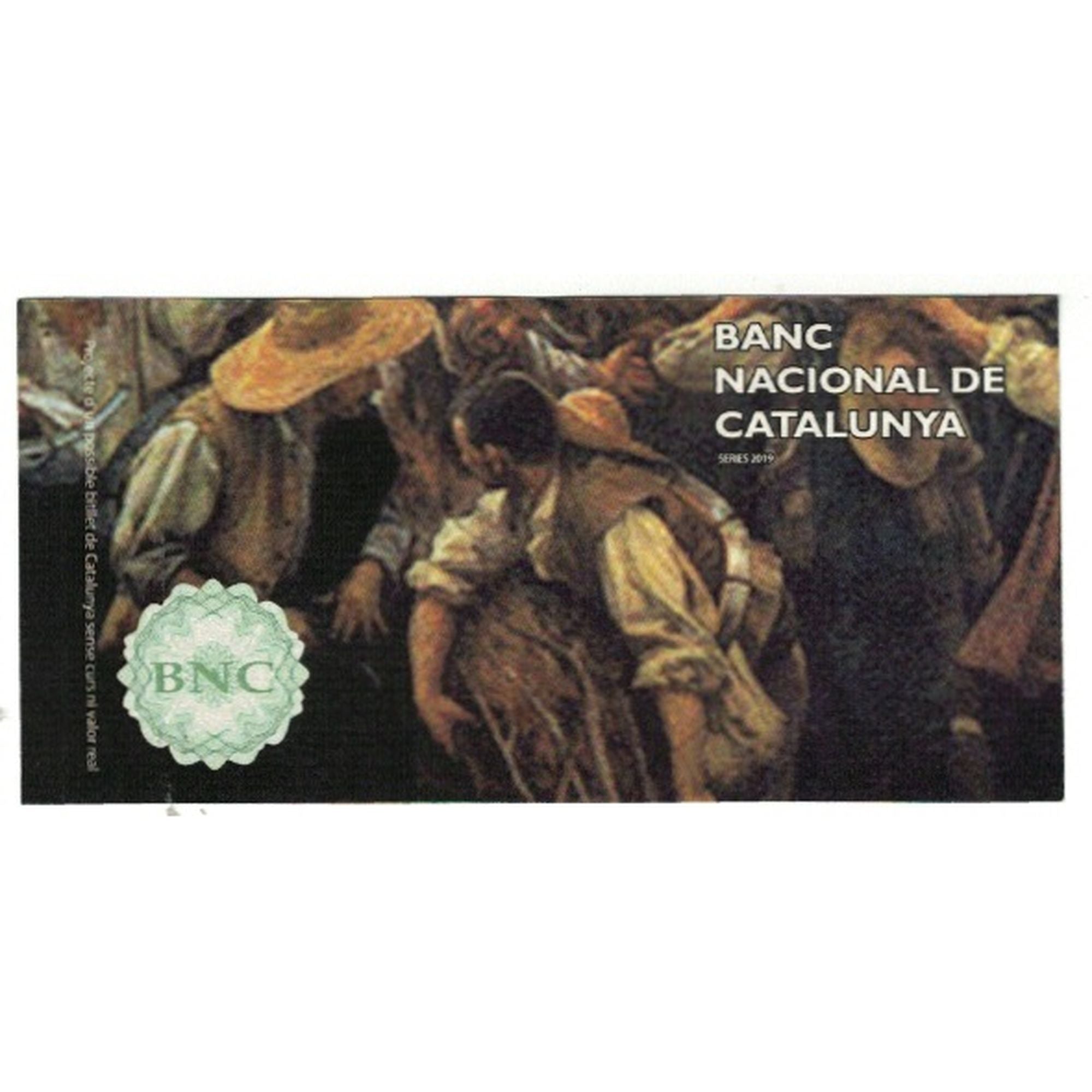Banconote, Spagna, Tourist Banknote, 2019, 7 LILIURES CATALANES, FDS
