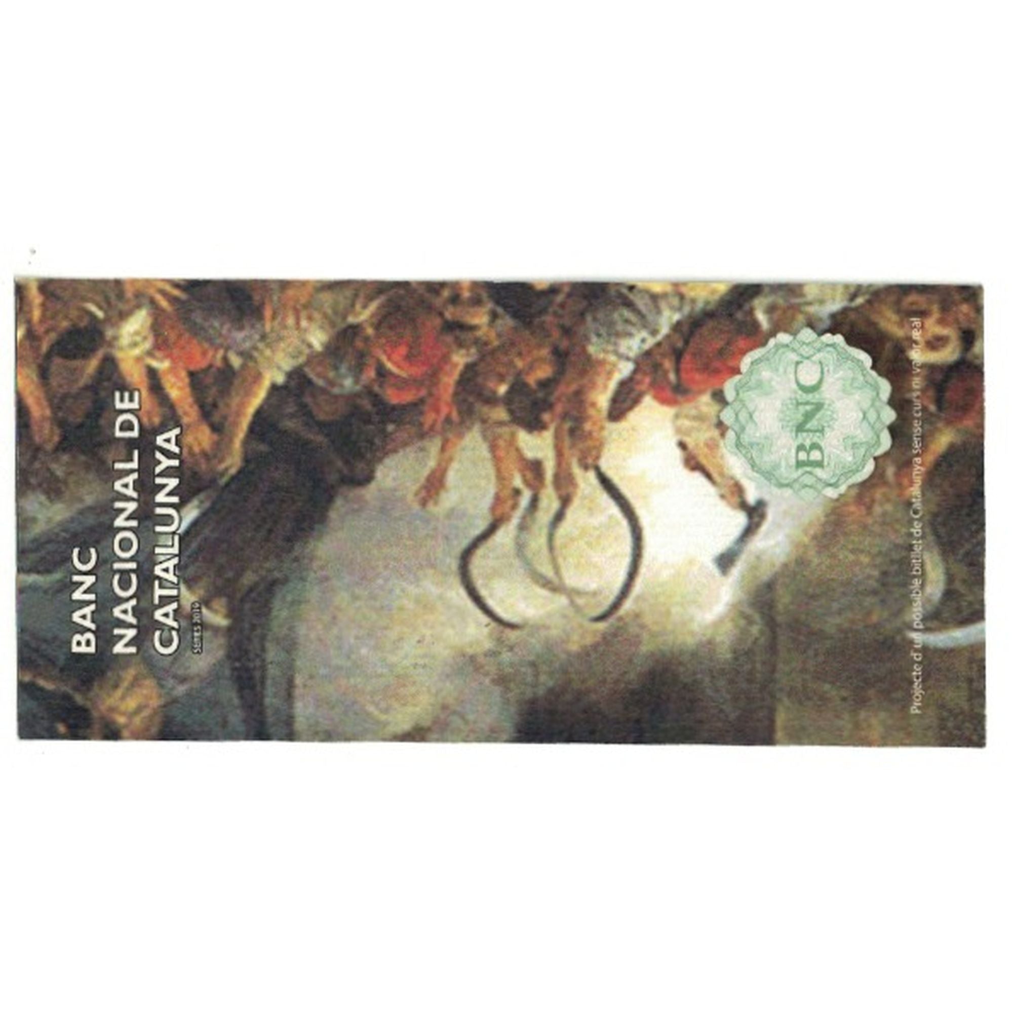 Banknote, Spain, Tourist Banknote, 2019, 14 LILIUARES CATALANES, UNC(65-70)