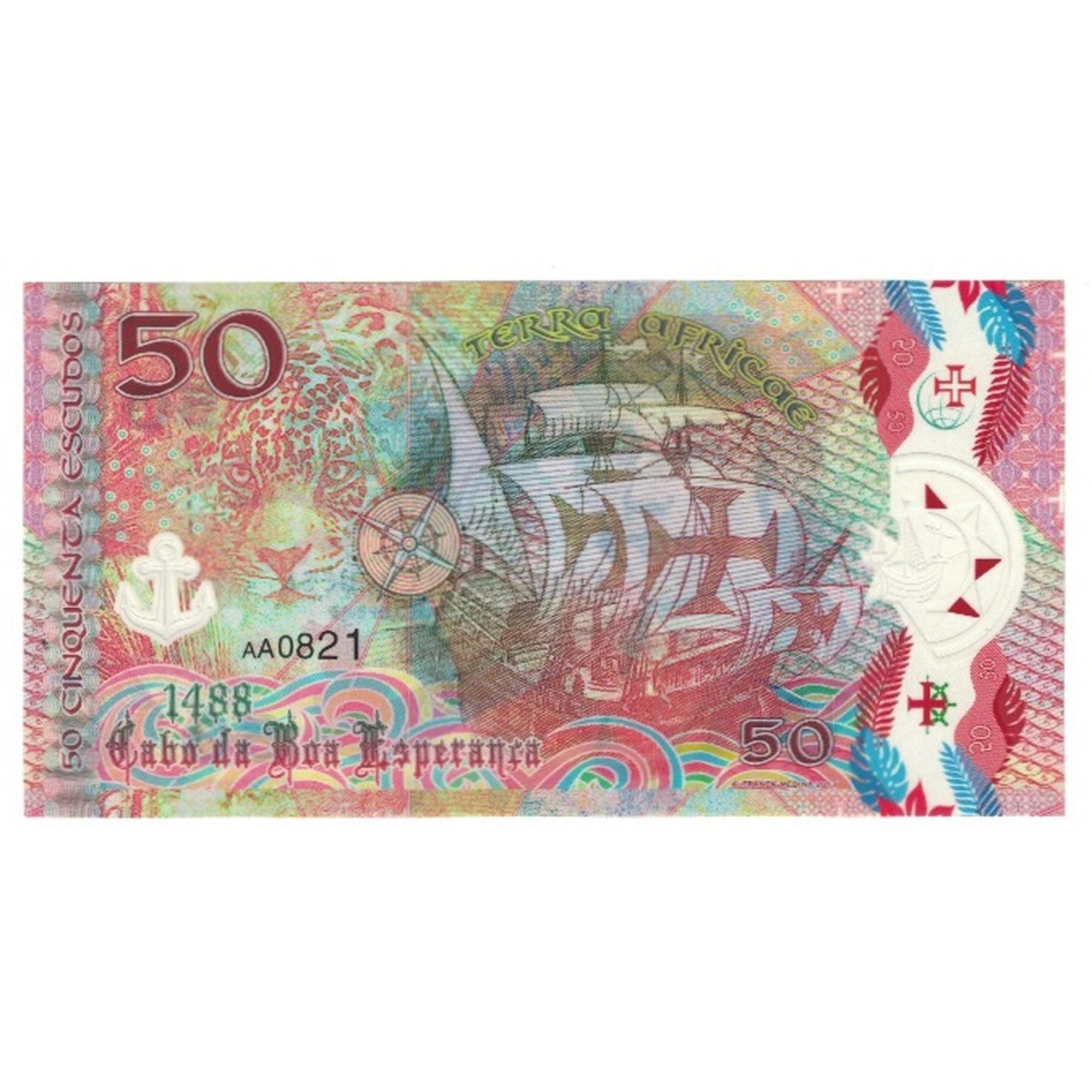 Geldschein, Portugal, 50 Escudos, 2017, 2017-03-22, VASCO DE GAMA TOURIST