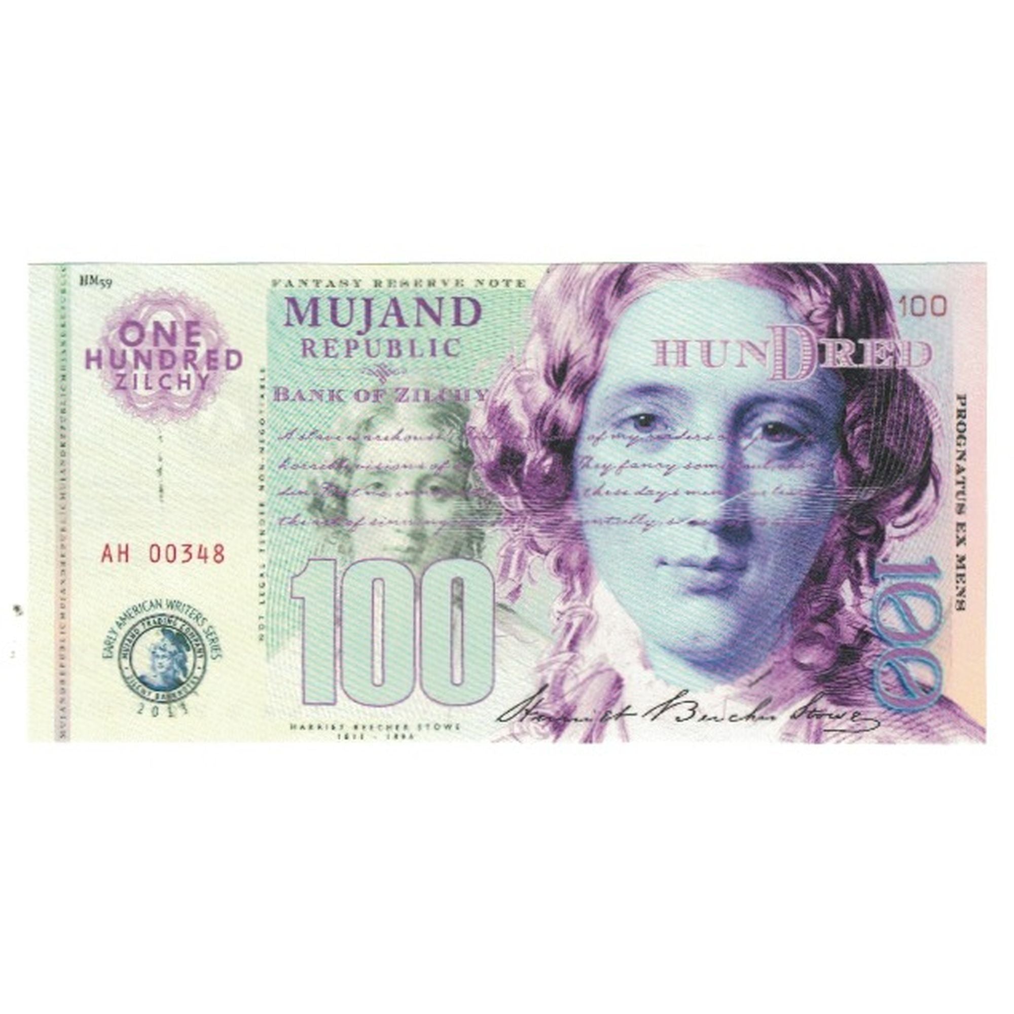 Billet, Épreuves privées / non officielles, 2013, FANTASY BANKNOTE 100 ZILCHY