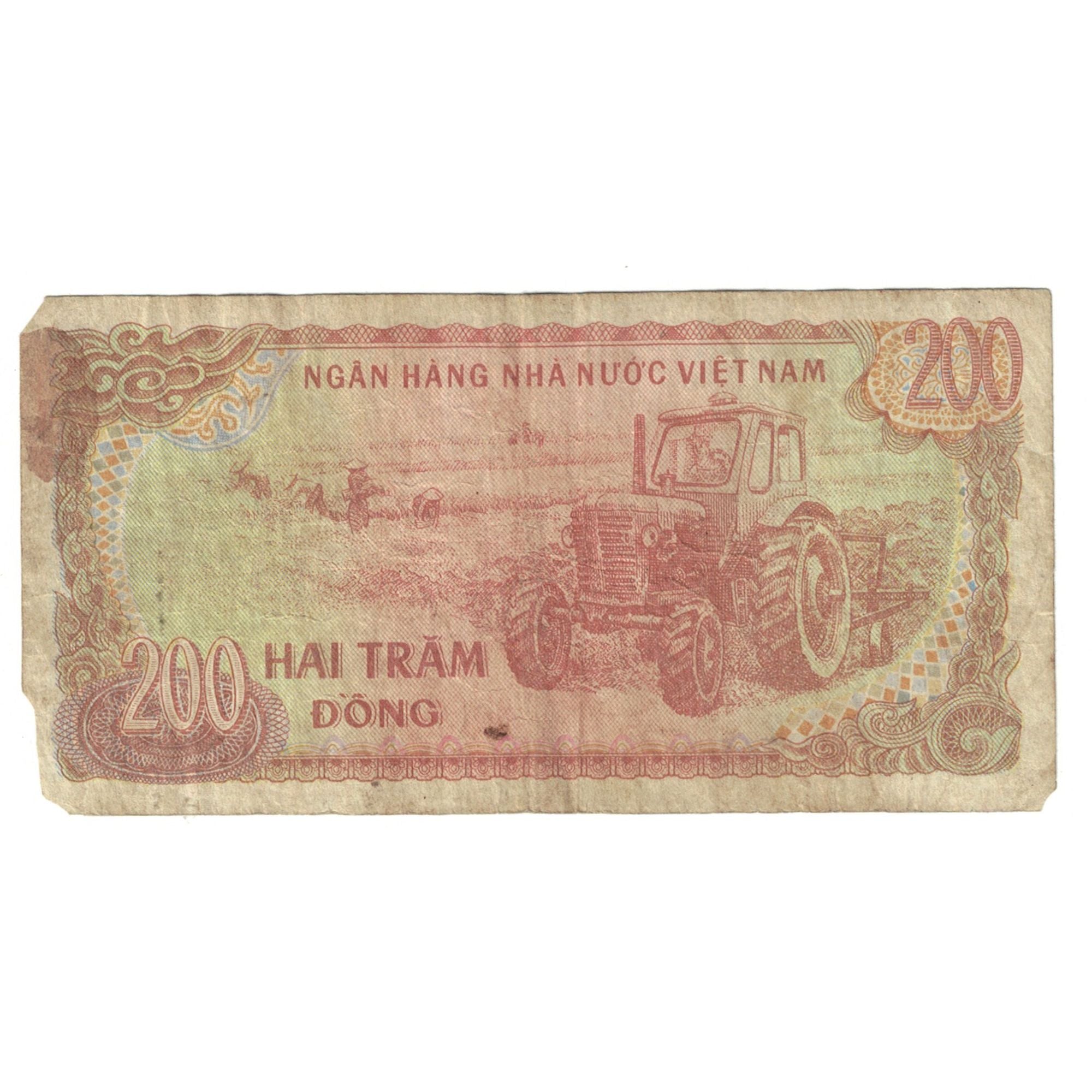 Billet, Viet Nam, 200 D<ox>ng, 1987, KM:100b, TB
