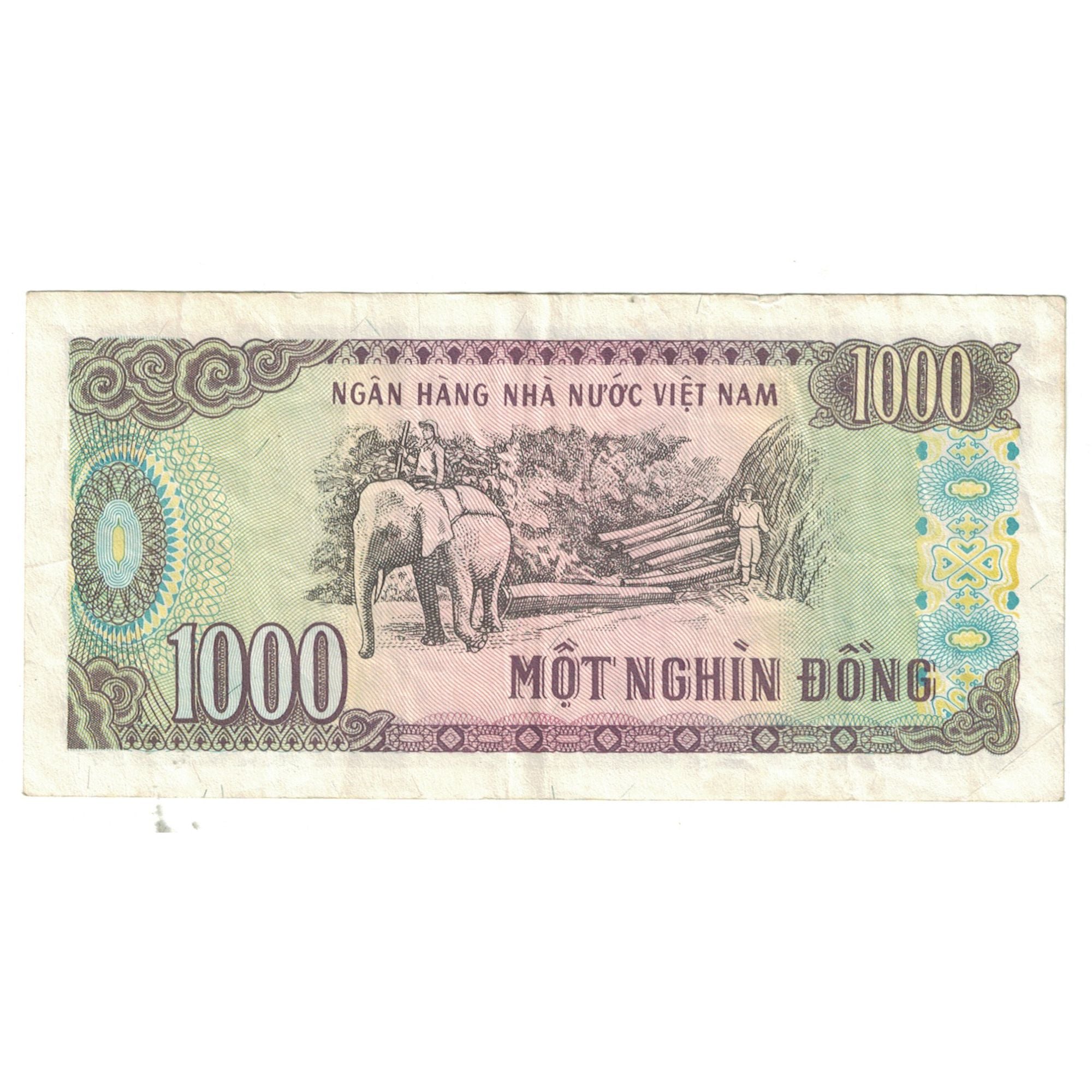 Banconote, Vietnam, 1000 D<ox>ng, 1987 (1988), KM:102a, BB