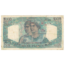 Francia, 1000 Francs, Minerve et Hercule, 1946, U.79 24227, MB, Fayette:41.11