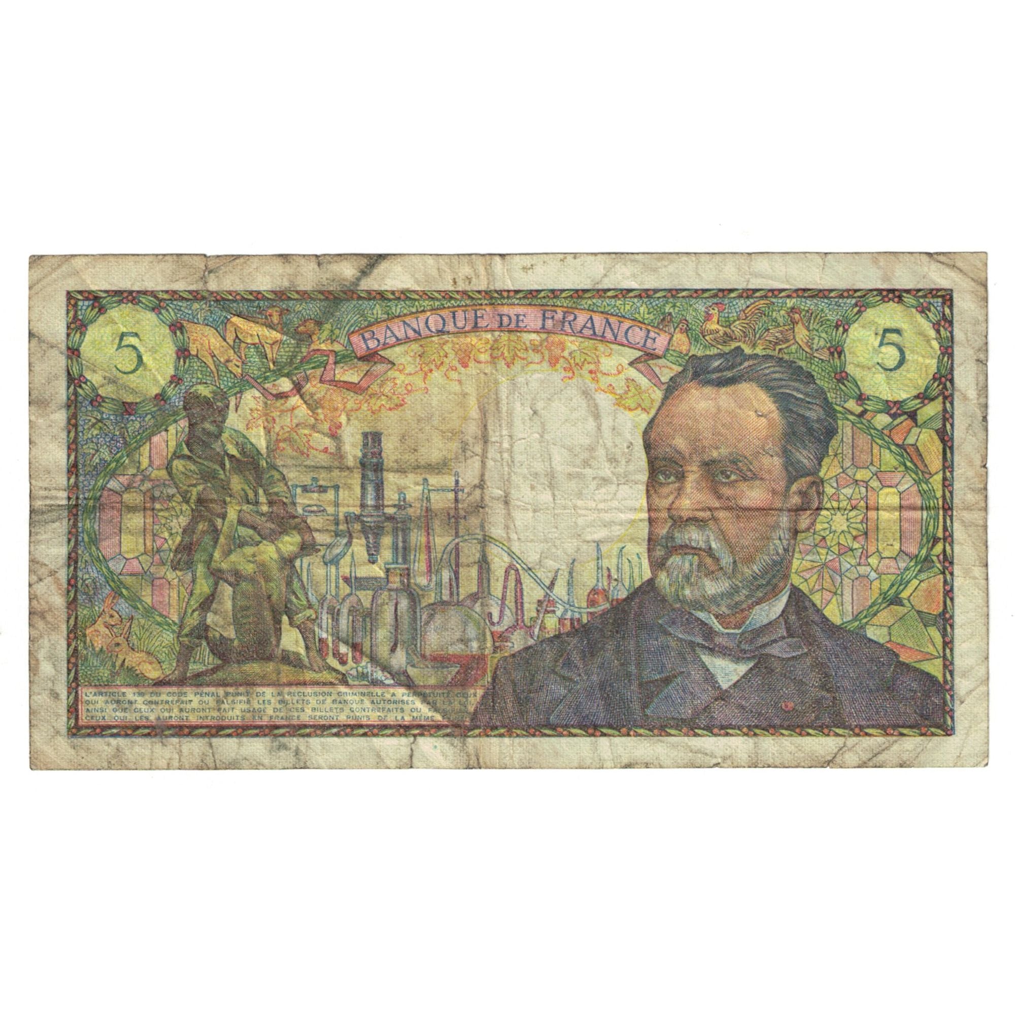 France, 5 Francs, 1970, Y.117 27431, TB, Fayette:61.12, KM:146b