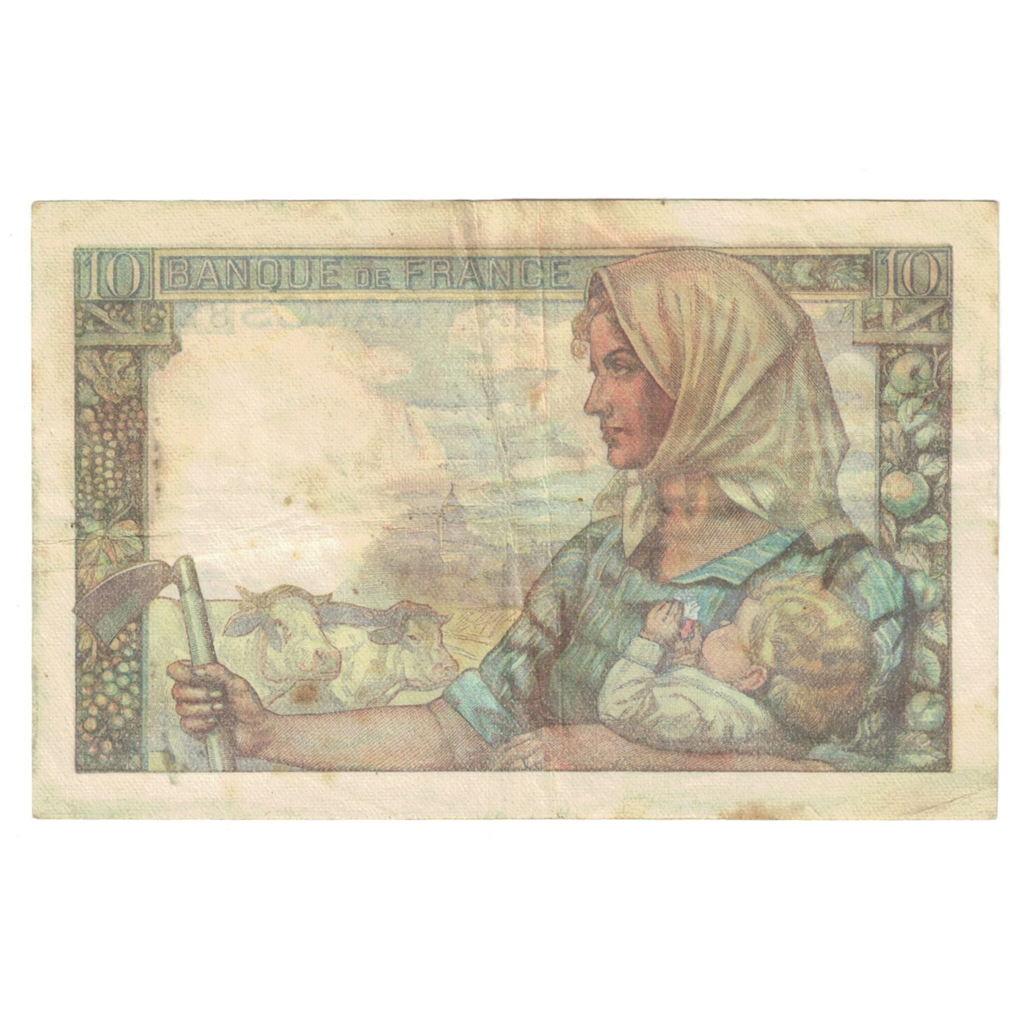 França, 10 Francs, Mineur, 1947, B.149, VF(20-25), Fayette:8.18, KM:99f
