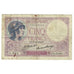 France, 5 Francs, Violet, 1940, A.51341, F(12-15), Fayette:04.16, KM:83