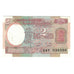 Biljet, India, 2 Rupees, KM:79d, SPL