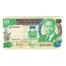 Banknote, Kenya, 10 Shillings, 1982, 1982-01-01, KM:20f, UNC(65-70)